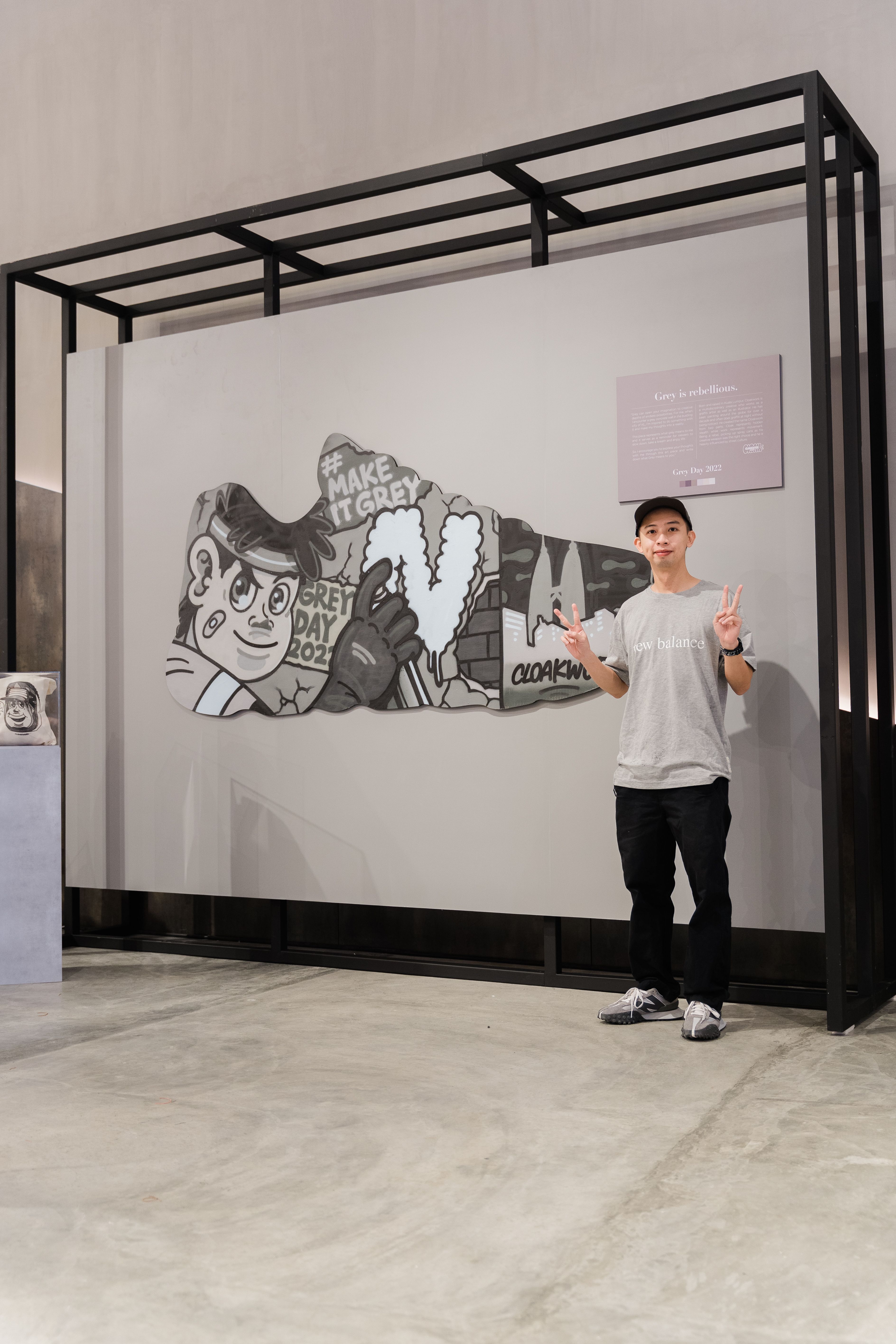 Cloakwork with New Balance Art Piece and Totebag.jpg